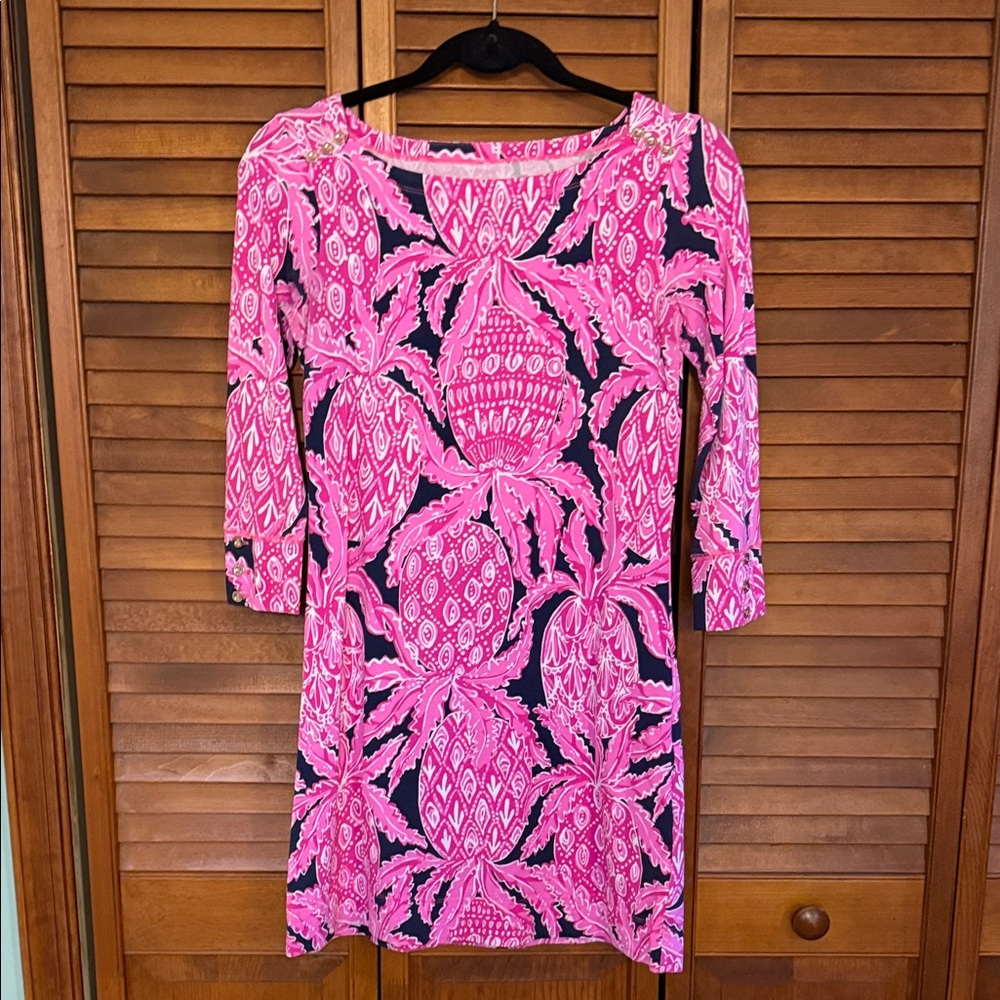 Lilly Pulitzer Pink pineapple knit Dress - Women's
